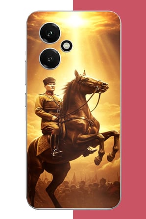 Honor 400 Uyumlu Atatürk5 Baskılı Silikon Kılıf