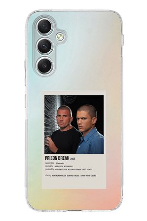 Samsung Galaxy A34 Uyumlu Prison Break Tasarımlı Baskılı Silikon Kılıf