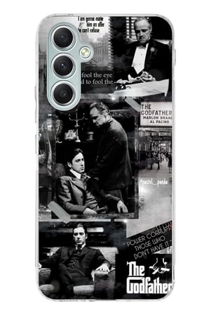 Samsung Galaxy A34 Uyumlu The GodFather Baba Film Tasarımlı Baskılı Silikon Kılıf