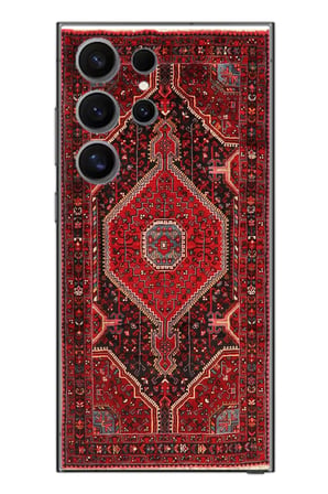 Samsung Galaxy S24 Ultra Uyumlu Anadolu Halısı Baskılı Silikon Kılıf