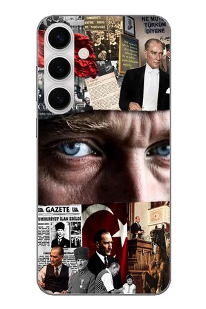 Samsung Galaxy S24 FE Uyumlu Atatürk İstiklal Panoraması Baskılı Silikon Kılıf