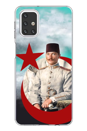 Samsung Galaxy M31s Uyumlu Gençlik Yılları Atatürk Baskılı Silikon Kılıf