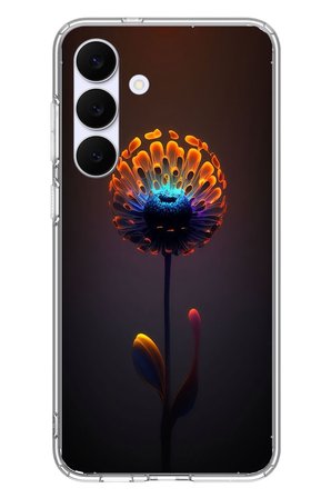 Samsung Galaxy S25 FE Uyumlu Büyülü Çiçek Baskılı Silikon Kılıf