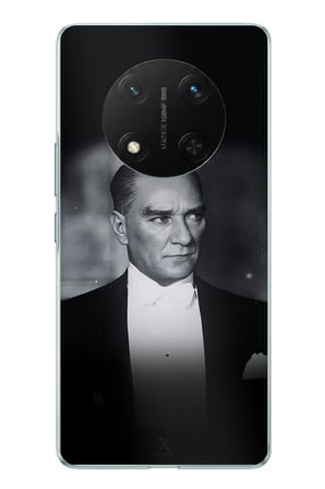 Honor X9C Uyumlu Zarafet ve Asalet: Atatürk Smokinli Baskılı Silikon Kılıf