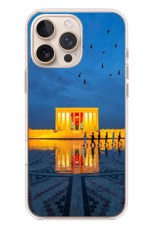 İphone 16 Pro Max Uyumlu Anıtkabir Baskılı Silikon Kılıf