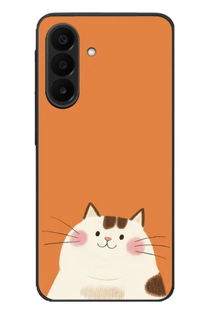 Samsung Galaxy A27 Uyumlu Kedi Baskılı Silikon Kılıf