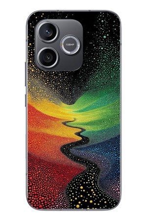 Honor 600 Uyumlu Renkli Yollar Baskılı Silikon Kılıf