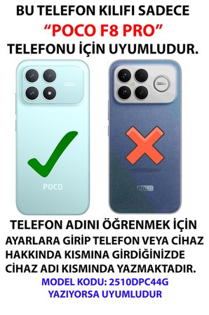 POCO F8 PRO Uyumlu Türk Milli Takım Forma Baskılı Silikon Kılıf
