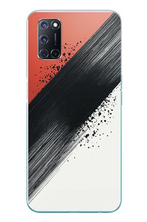 Oppo A52 Uyumlu Renk Paleti Baskılı Silikon Kılıf