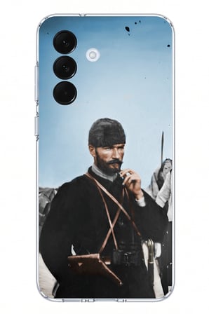 Samsung Galaxy A57 Uyumlu Atatürk Cephede Baskılı Silikon Kılıf