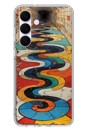 Samsung Galaxy S25 FE Uyumlu Renk Duvarı Baskılı Silikon Kılıf