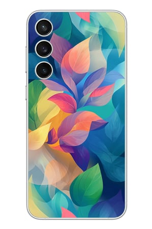 Samsung Galaxy S23 Fe Uyumlu Yumuşak Dalgalı Baskılı Silikon Kılıf