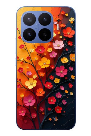 Xiaomi 17T Pro
 Uyumlu Sonbahar Çiçekleri Baskılı Silikon Kılıf