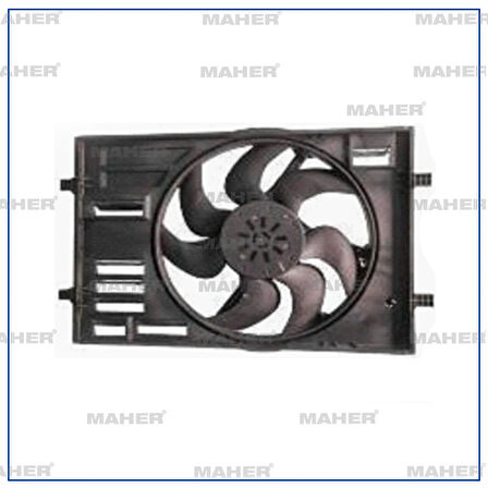 FAN RADYATÖR GOLF 7 2012 / PASSAT 2014 / LEON 2012 / A3 2012 1.4TSI-1.6TDI-2.0TDI DAVLUMBAZLI 440M 5Q0121203DC