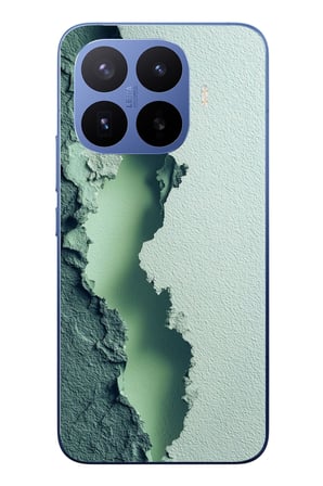 Xiaomi 17T Pro
 Uyumlu Koyu Yeşil İzler Baskılı Silikon Kılıf