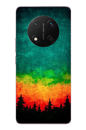 Honor Magic 7 Lite Uyumlu Orman Gecesi Renkli Baskılı Silikon Kılıf