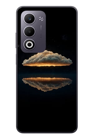 Oppo A5 4G Uyumlu Bulut  Yansıması Baskılı Silikon Kılıf