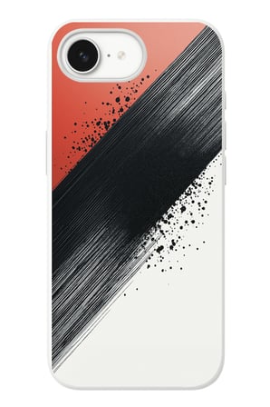 İphone 16e Uyumlu Renk Paleti Baskılı Silikon Kılıf
