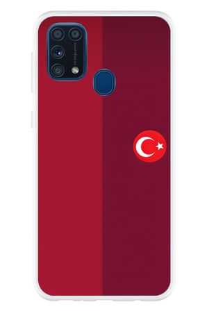 Samsung Galaxy M31 Uyumlu Türk Milli Takım Parçalı Forma Baskılı Silikon Kılıf