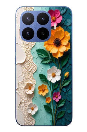 Xiaomi 17T Pro
 Uyumlu Güzel Modern Çiçekler Baskılı Silikon Kılıf