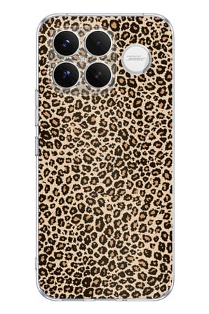 Poco F8 Ultra Uyumlu Leopar Tasarımlı Baskılı Silikon Kılıf