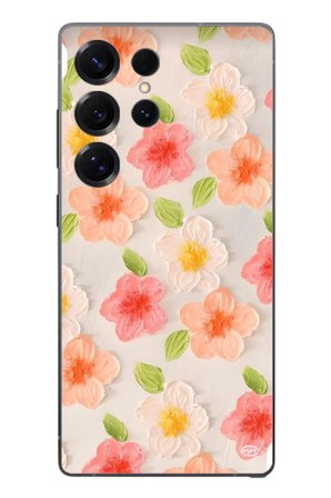 Samsung Galaxy S25 Ultra Uyumlu Güzel Papatyalar Baskılı Silikon Kılıf