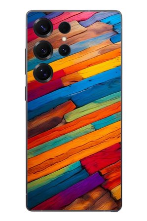 Samsung Galaxy S25 Ultra Uyumlu Renk Geçişleri Baskılı Silikon Kılıf