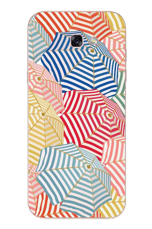 Samsung Galaxy A7 (2017) Uyumlu Şemsiyeler Baskılı Silikon Kılıf