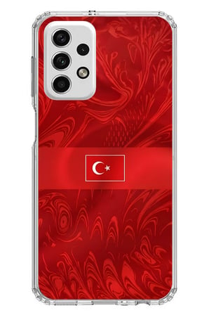 Samsung Galaxy A73 Uyumlu Türk Milli Takım Desenli Forma Baskılı Silikon Kılıf