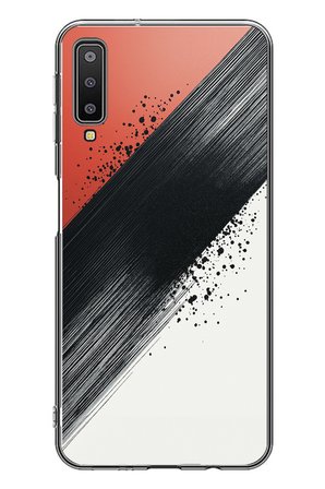 Samsung Galaxy A7 2018 Uyumlu Renk Paleti Baskılı Silikon Kılıf