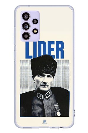 Samsung Galaxy A52-A52S Uyumlu Atatürk Lider Baskılı Silikon Kılıf