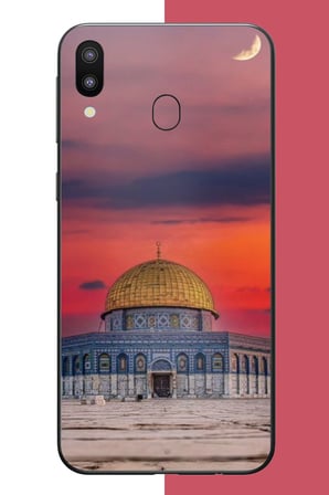 Samsung Galaxy M20 Uyumlu Kudüs4 Baskılı Silikon Kılıf