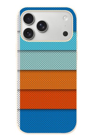 İphone 17 Pro Max Uyumlu Renk Geçişi Baskılı Silikon Kılıf