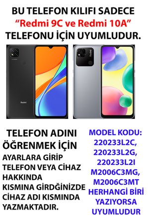 Redmi 9C / 10A Uyumlu Tarihi Türk Devletleri Bayrakları Baskılı Silikon Kılıf