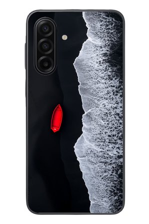 Samsung Galaxy A17 Uyumlu Kırmızı Tekne Yalnız Baskılı Silikon Kılıf