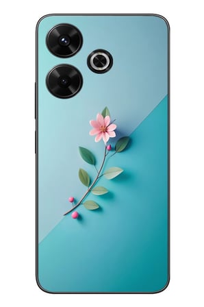 Redmi 13 Uyumlu Çiçeğin Pembesi Baskılı Silikon Kılıf