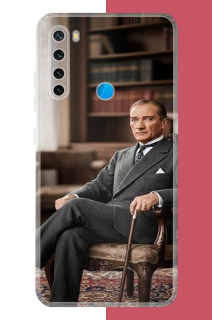 Redmi Note 8 Uyumlu Atatürk6 Baskılı Silikon Kılıf