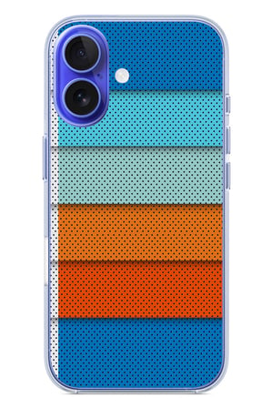 İphone 16 Uyumlu Renk Geçişi Baskılı Silikon Kılıf