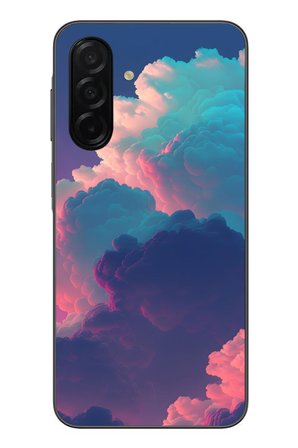 Samsung Galaxy A26 Uyumlu Renkli Doğal Bulutlar Baskılı Silikon Kılıf