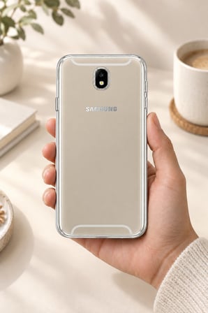 Samsung Galaxy J7 PRO Uyumlu Şeffaf Silikon Kılıf