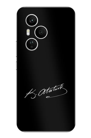 Honor 400 PRO Uyumlu Atanın İzi İmza Baskılı Silikon Kılıf