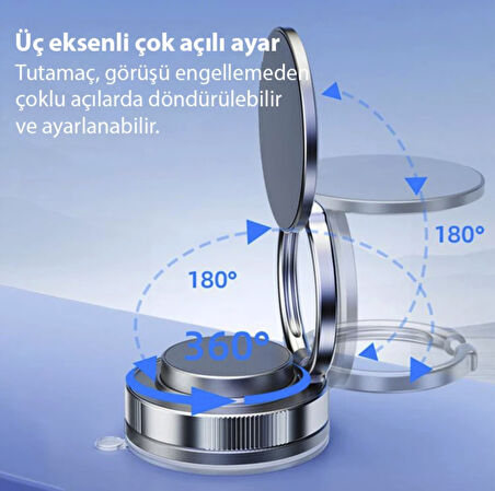 Premium Mıknatıslı Çok güçlü 360 derece araç içi telefon tutucu Fiat egea/Cross Linea Uyumlu