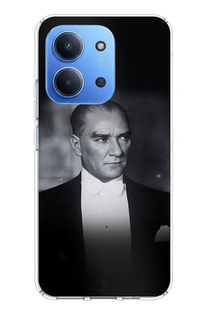 Redmi 15C Uyumlu Zarafet ve Asalet: Atatürk Smokinli Baskılı Silikon Kılıf