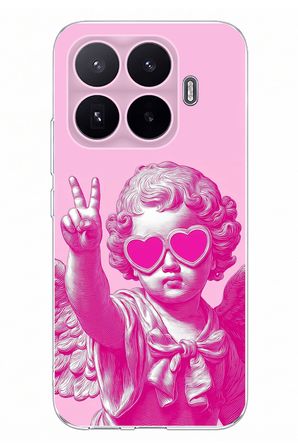 Xiaomi 17T Uyumlu Neon Gözlüklü Modern Eros Baskılı Silikon Kılıf
