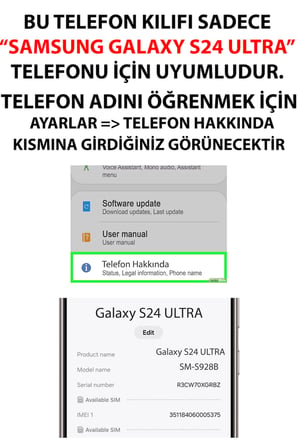 Samsung Galaxy S24 ULTRA Uyumlu Atatürk Derin Bakış Andolsun Baskılı Silikon Kılıf