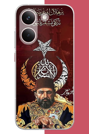 Poco X8 Pro Uyumlu Abdulhamit Baskılı Silikon Kılıf