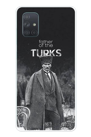 Samsung Galaxy A71 Uyumlu Atatürk'ün Mirası Baskılı Silikon Kılıf