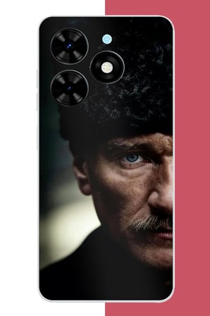 Tecno Spark Go 2024 Uyumlu Atatürk4 Baskılı Silikon Kılıf