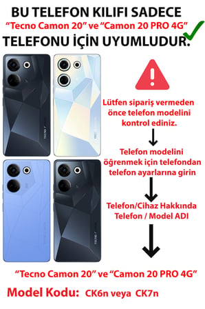 Tecno Camon 20-20 PRO Uyumlu Bordür Çiçekli Sabır Yazılı Baskılı Silikon Kılıf