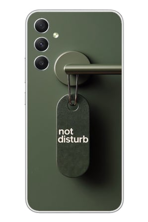 Samsung Galaxy A34 Uyumlu Not Disturb Baskılı Silikon Kılıf